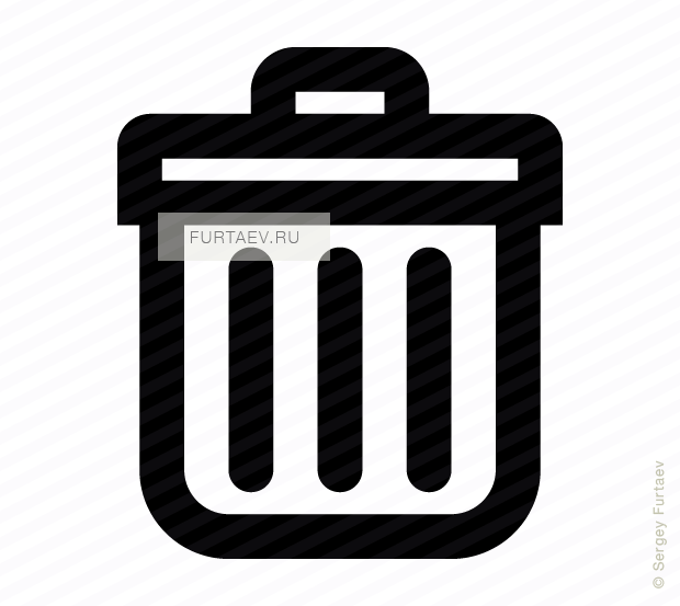 620x553 Trash Can Icon