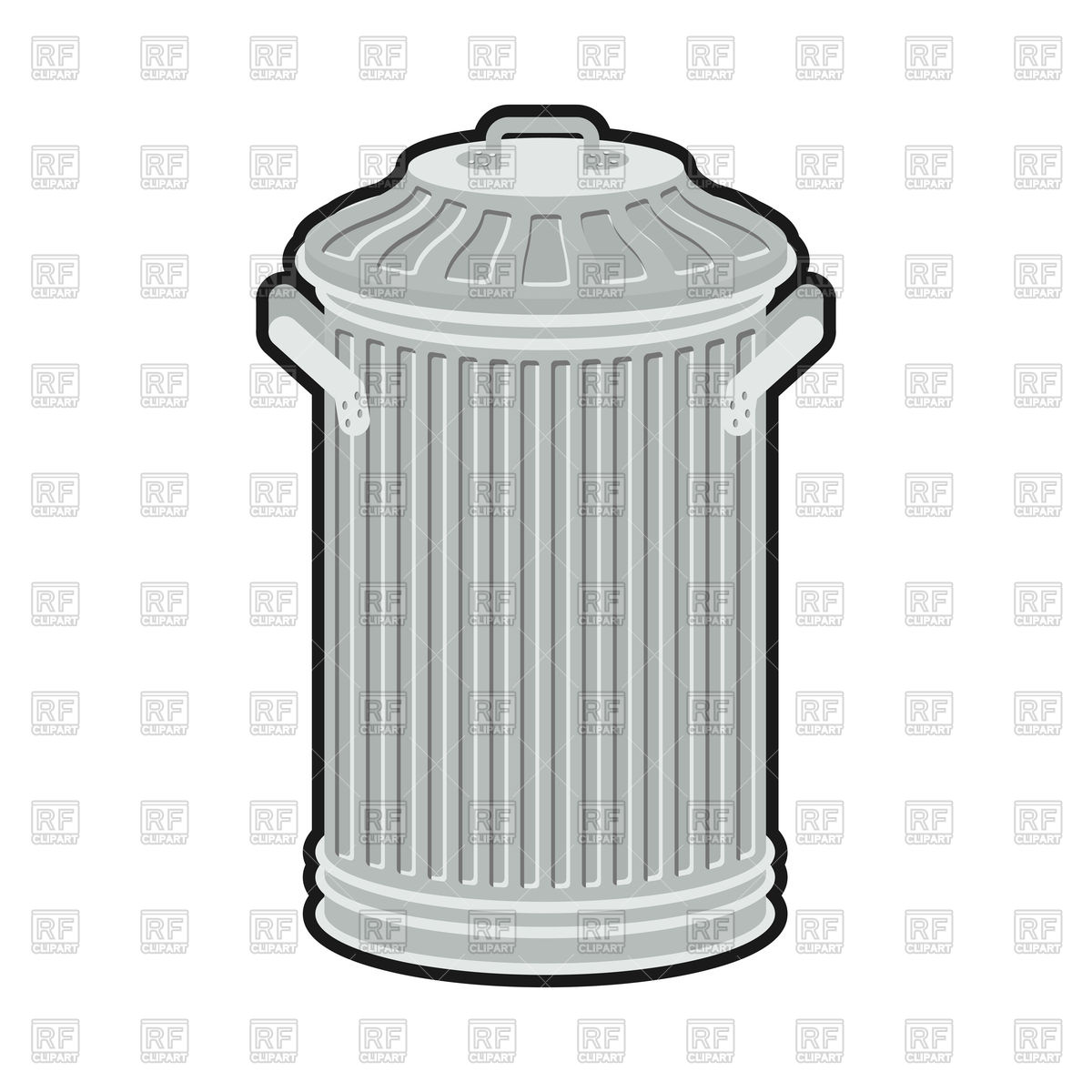 1200x1200 Trash Can On White Background
