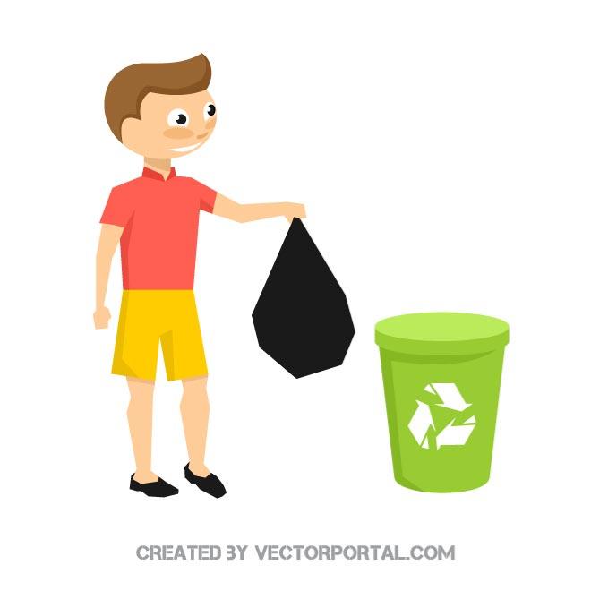 660x660 Recycling Trash Vector Concept