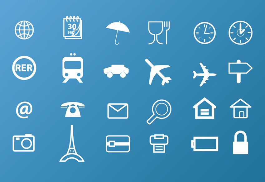 850x584 Travel Icons Vector Art Amp Graphics