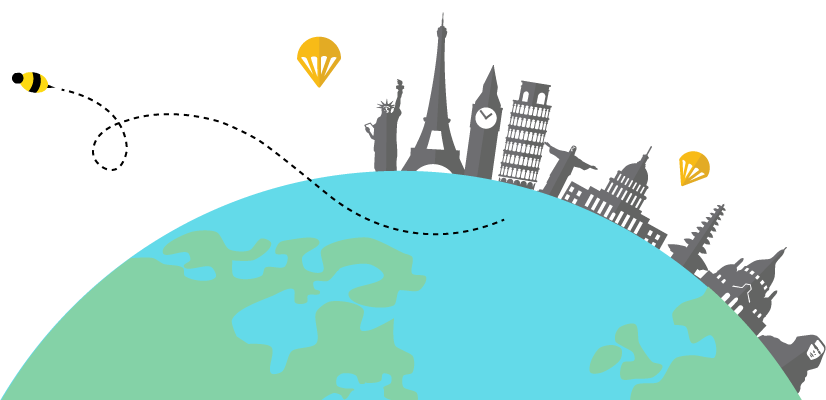 826x400 Travel Vector