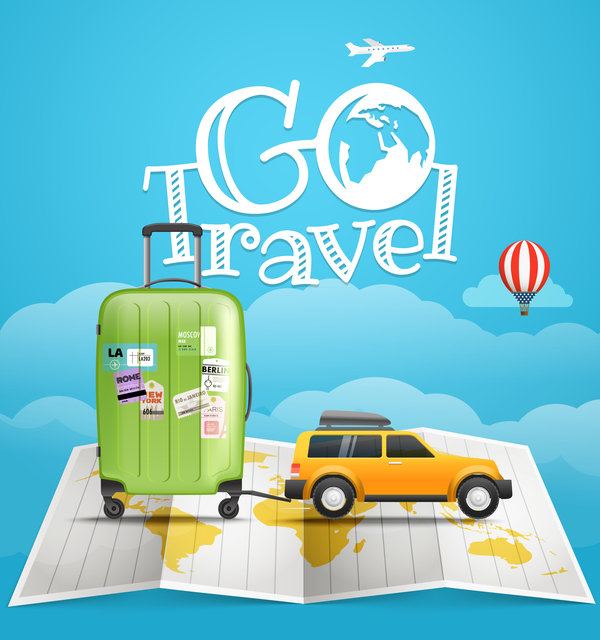 600x640 World Vacation Travel Vector Material Free Download
