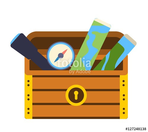 500x447 Treasure Chest Vector Illustration. Stock Image And Royalty Free