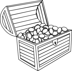 298x291 Treasure Chest Clip Art