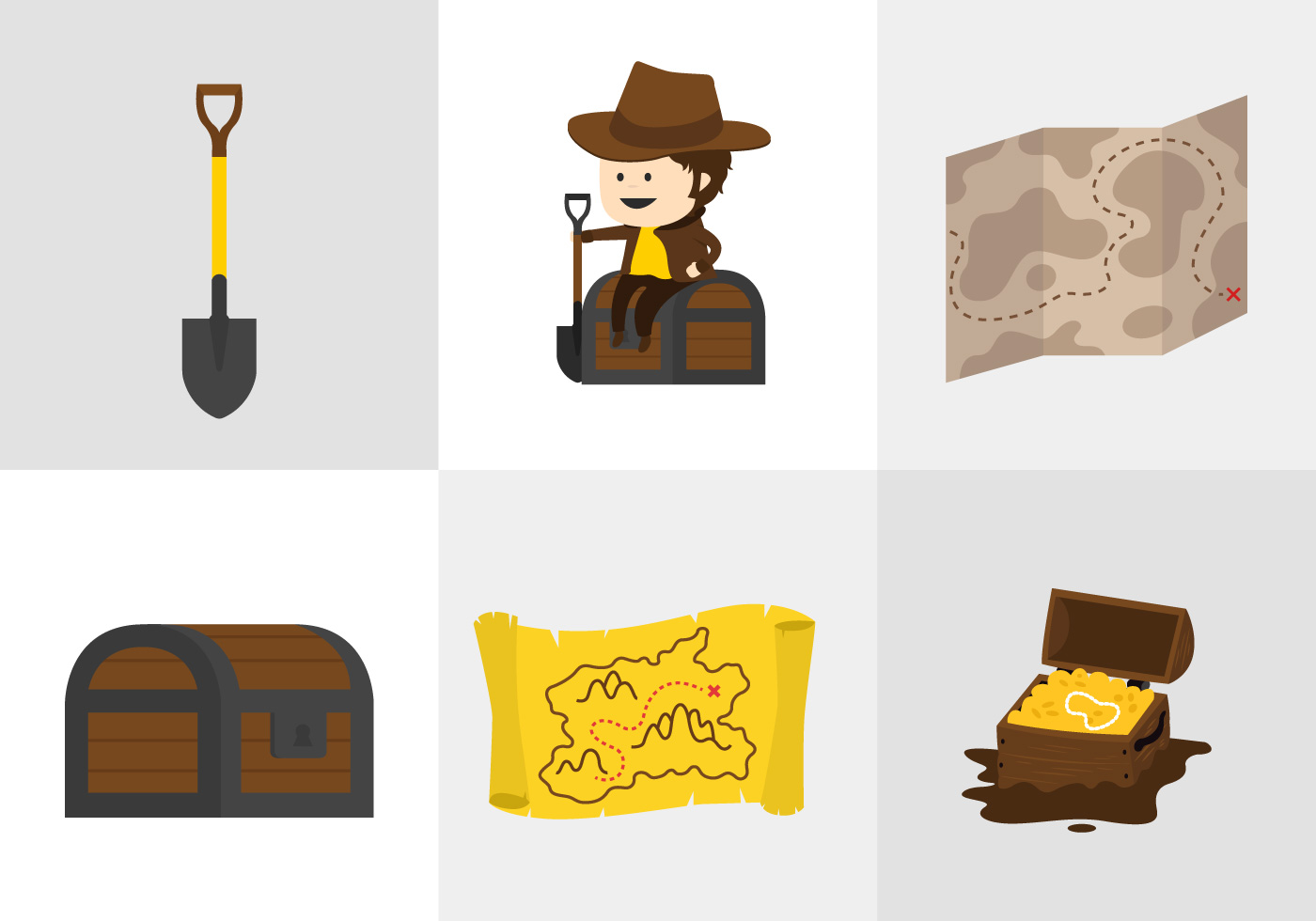 1400x980 Treasure Chest Free Vector Art