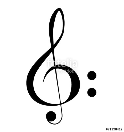 472x500 Treble Clef Vector Stock Image And Royalty Free Vector Files On