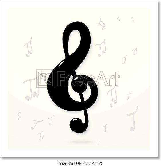 Treble Clef Vector at GetDrawings | Free download