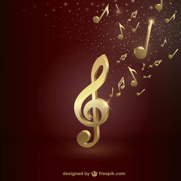 626x626 Golden Treble Clef Vector Free Download