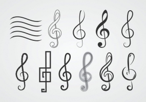 285x200 Treble Clef Free Vector Graphic Art Free Download (Found 98 Files