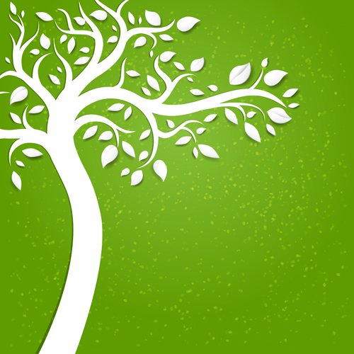 500x500 Eco Natural Style Tree Backgrounds Vector 01 Free Download