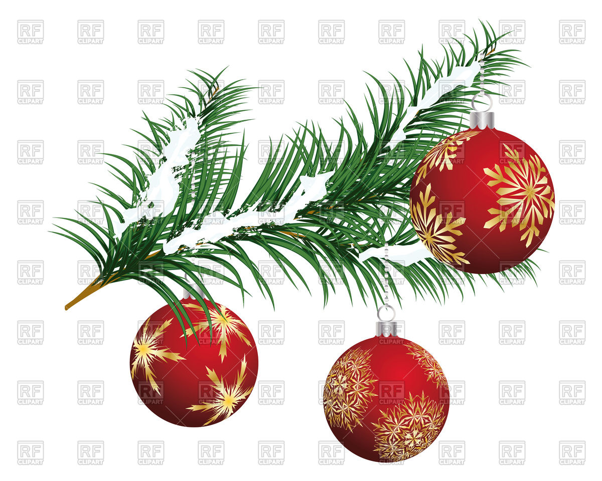 1200x960 Beautiful Christmas Tree Branch Vector Image Vector Artwork Of