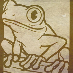 300x300 Tree Frog Vector