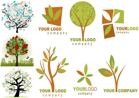 574x404 Trees Theme Vector Free Vector In Encapsulated Postscript Eps