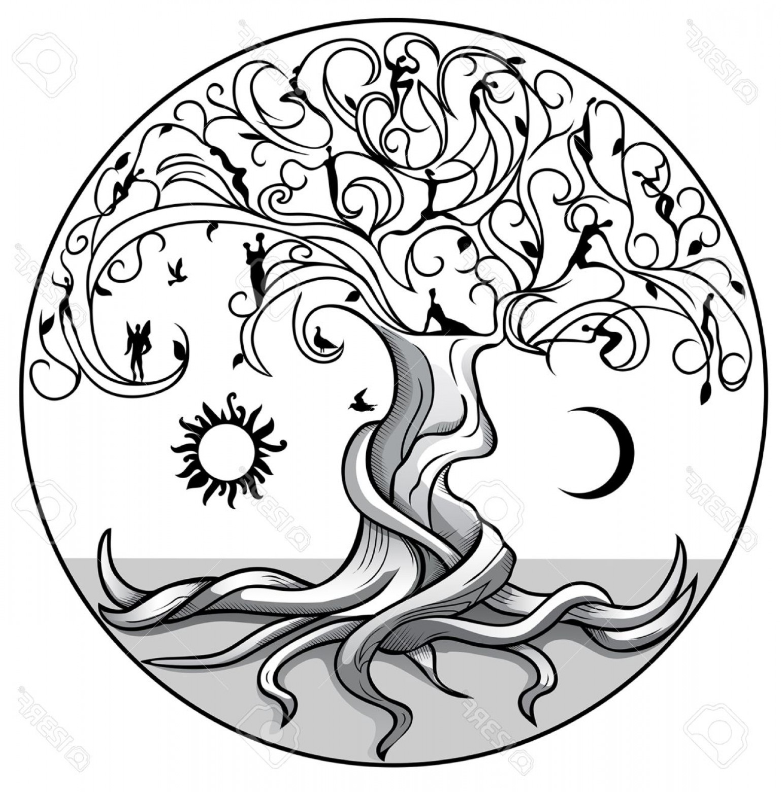 Download Tree Of Life Vector at GetDrawings.com | Free for personal ...
