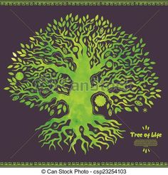 236x246 Floral Tree Vector Background Free Vectors Vector