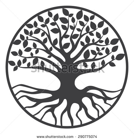450x470 Black And White Tree Of Life Clipart Collection