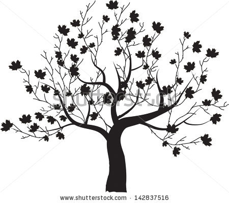 450x400 Stunning Outline Image Of Tree Tree Outlines