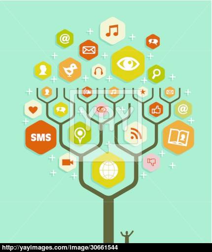 430x512 Web Marketing Business Tree Plan Vector