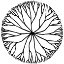 130x130 2d Vector Trees