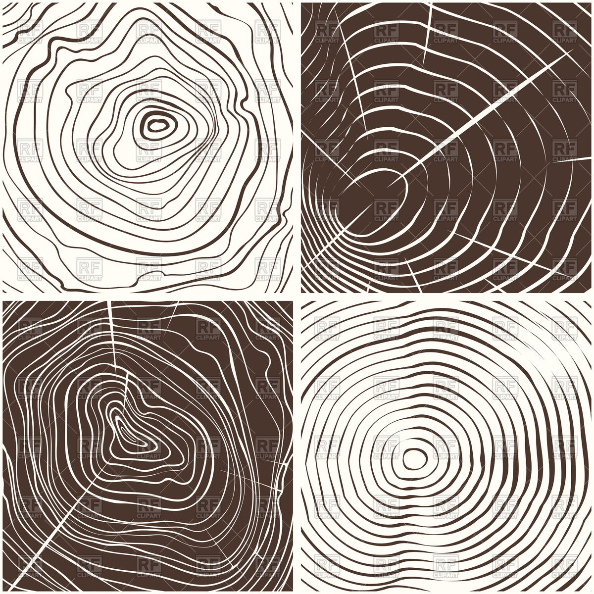 1200x1200 Wood Rings Texture Or Tree Rings Vector Image Vector Artwork Of