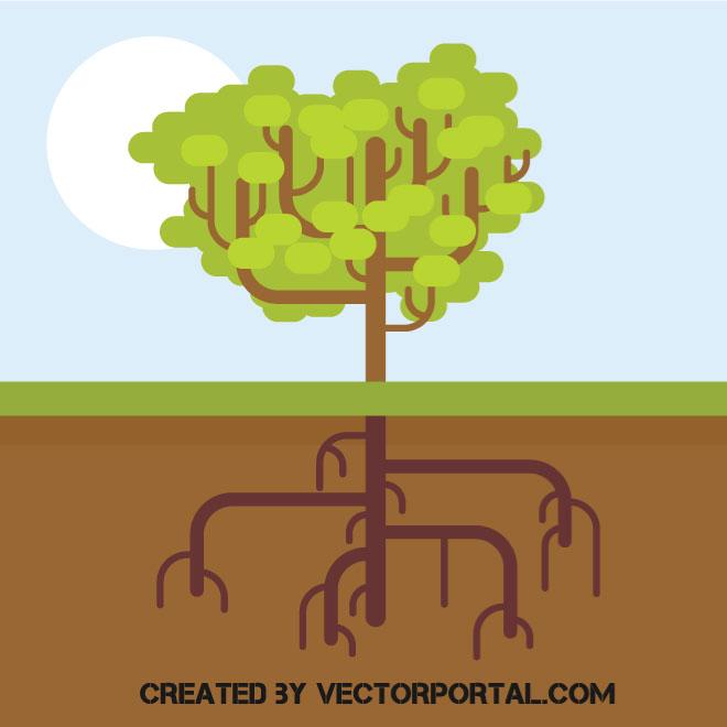 660x660 Tree Root Vector Image