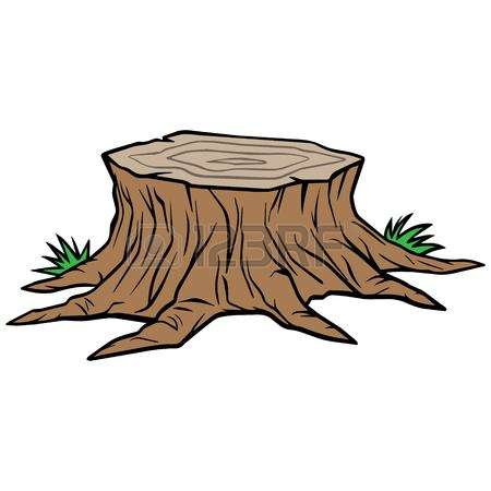 450x450 Stump Clipart Vector Tree 15