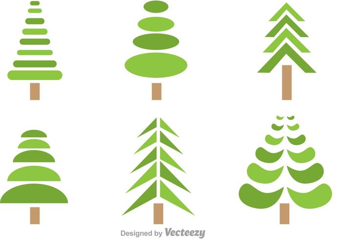 700x490 Pine Tree Vector Art Symmetrical Tree Vectors Download Free Vector