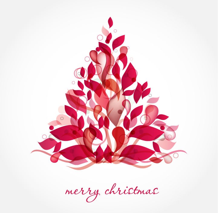 721x703 Abstract Design Christmas Tree Vector Art Free Vector Graphics