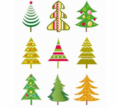 500x457 Christmas Tree Clip Art 30 Sets Of Free Vector Graphics