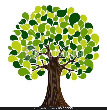 450x464 Vector Clipart Tree 4028786