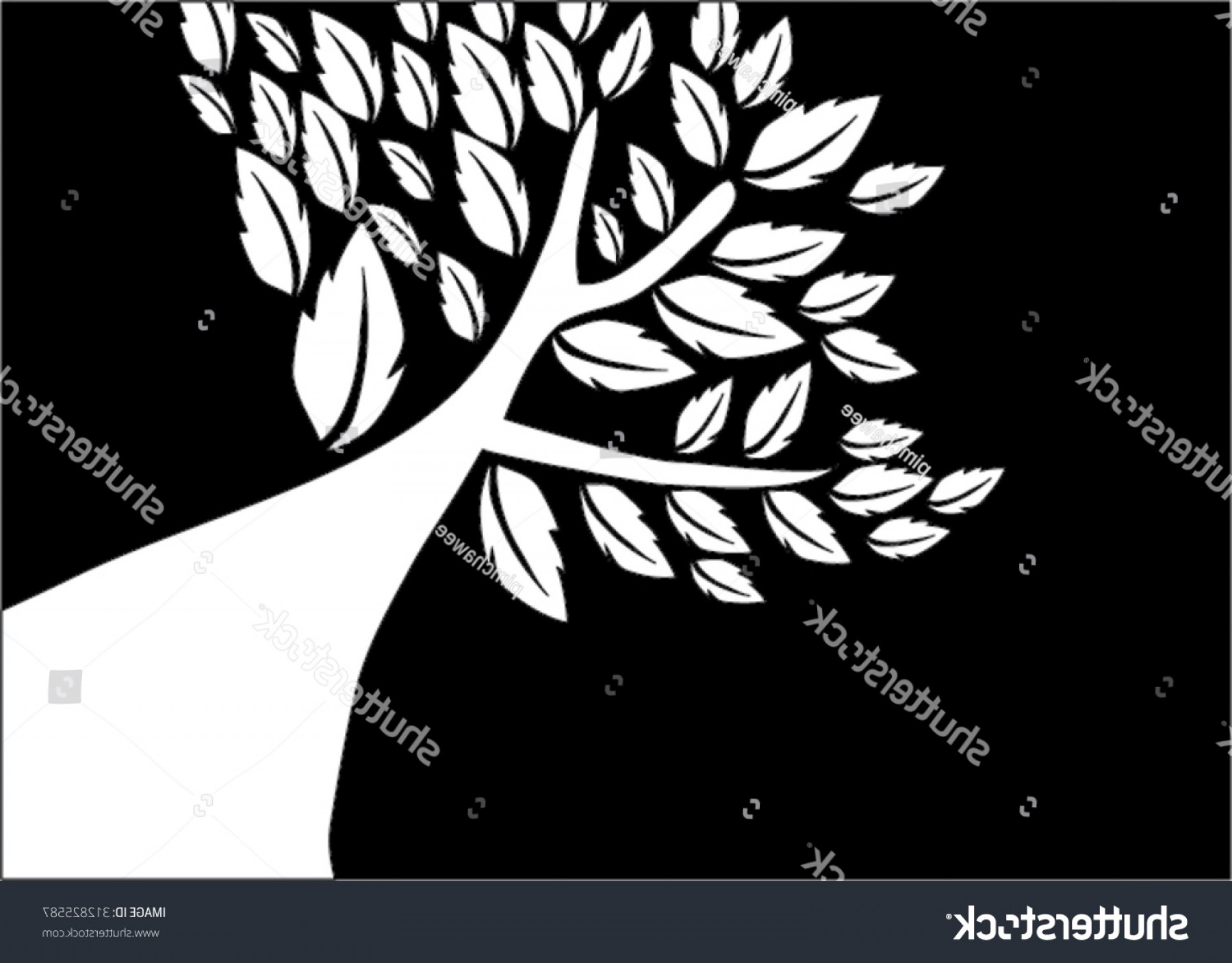 1800x1407 Fall Tree Vector Black Background Arenawp
