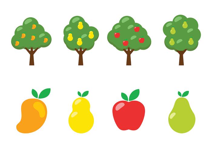 700x490 Orange Tree Free Vector Art