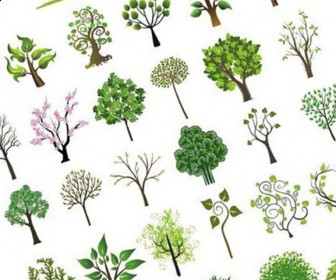 336x280 Tree Vector Art Graphics Set Free Download Social Media Site For