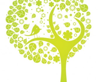 336x280 Abstract Tree Vector Illustration