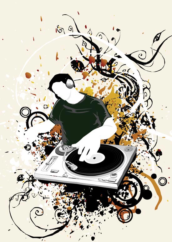 550x774 Dj Trend Vector Design Elements