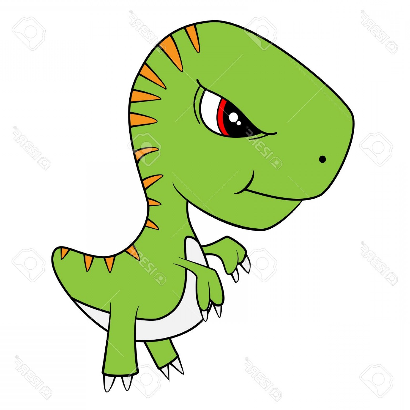 1560x1560 Photostock Vector Illustration Of Cute Cartoon Of Baby T Rex