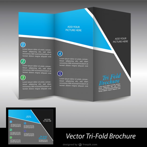 626x626 Free Brochure Vector Design Templates