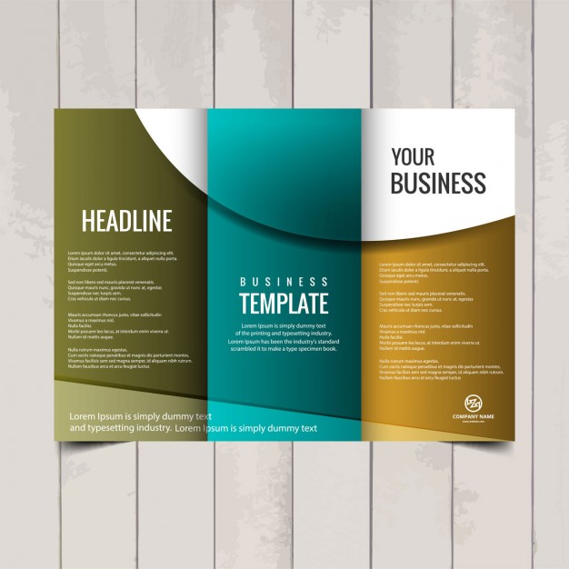 626x626 Tri Fold Brochure Template Vector Free Download