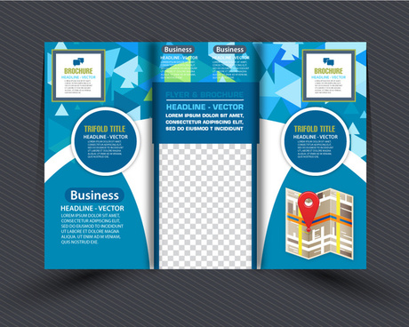 460x368 Vector Trifold Brochure Free Vector Download (2,423 Free Vector