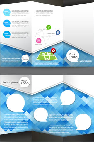 321x484 Business Tri Fold Brochures Vector Ai Format Free Vector