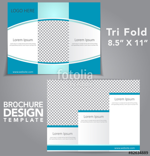 481x500 Tri Fold Brochure Vector Design Stock Image And Royalty Free