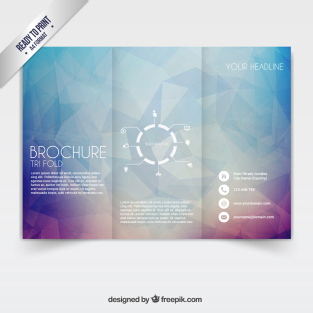 626x626 Tri Fold Brochure Vector Free Download