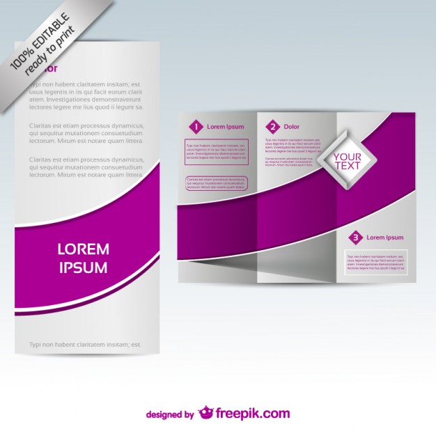 626x626 Tri Fold Brochure Templates Vectors Download Free Vector Art