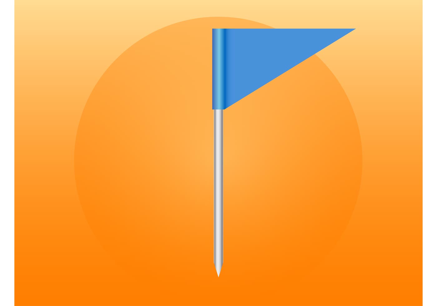 1400x980 Triangle Flag Free Vector Art