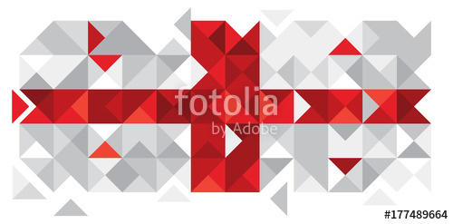 500x247 Vector Georgia Flag, Georgian Flag (Vector Art) Stock Image And