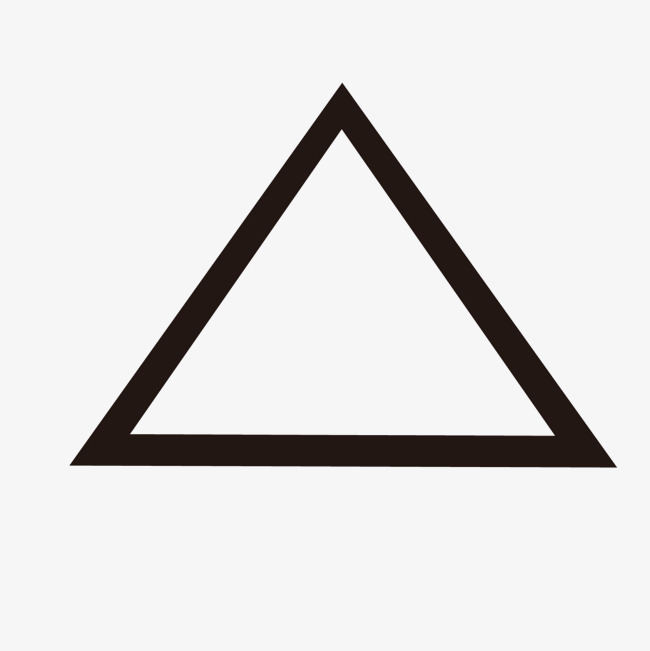 650x651 Vector Black Triangle Border, Vector, Black, Triangle Png And