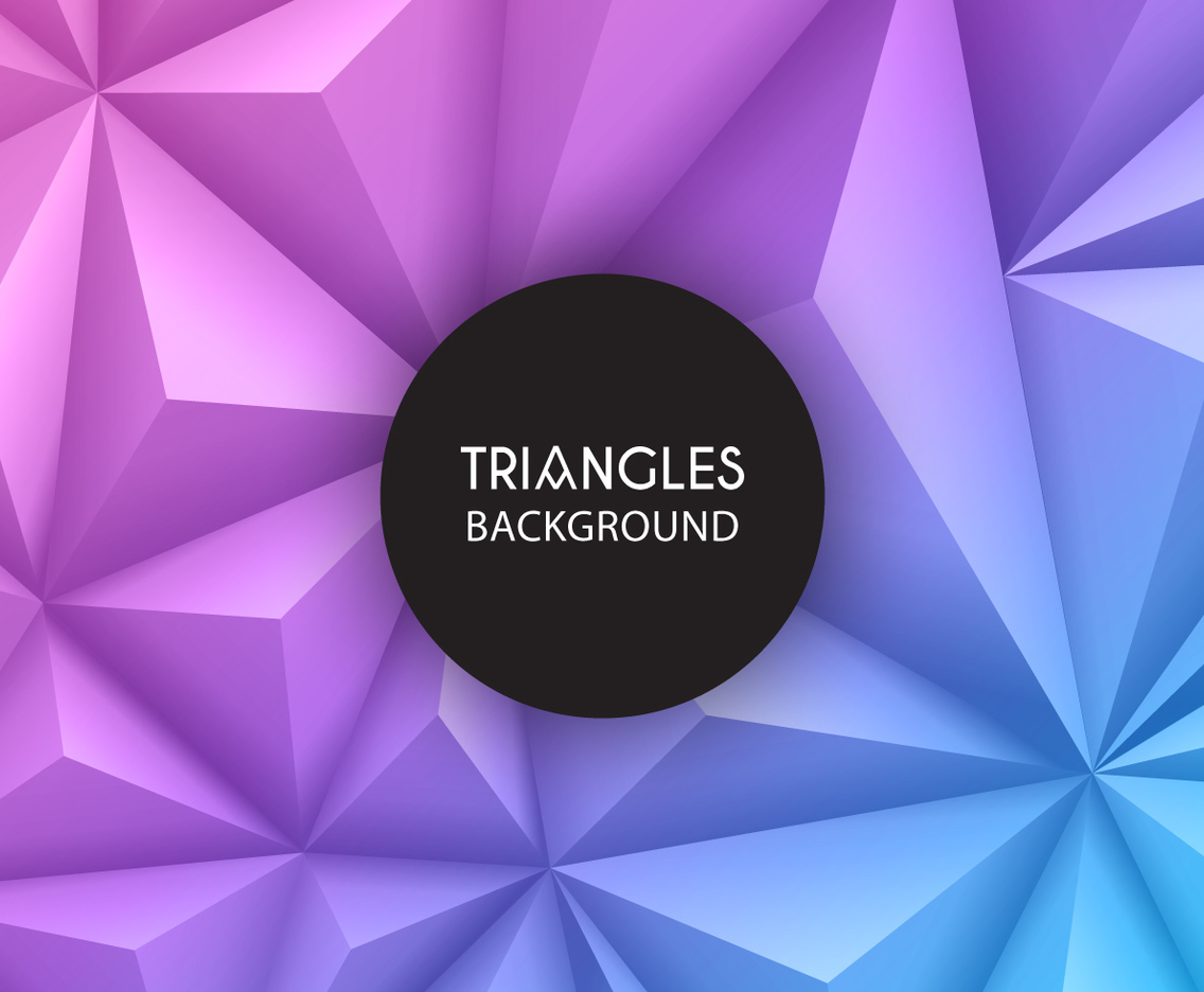 1136x936 3 D Geometric Triangles Background Vector Art Amp Graphics
