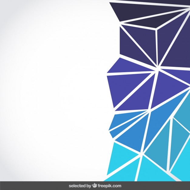 626x626 Background Made With Blue Triangles Vector Free Download