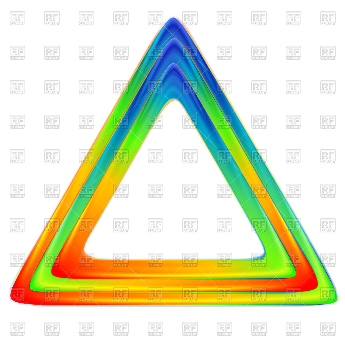 1200x1200 Bright Triangle Vector Image Vector Artwork Of Objects Saicle