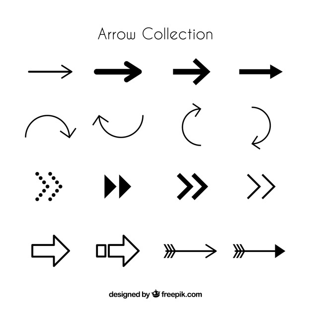 626x626 Free Arrow Vectors
